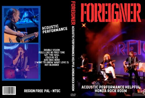 FOREIGNER Acoustic Performance Helpful Honda Rock Room March 3th 2025 DVD