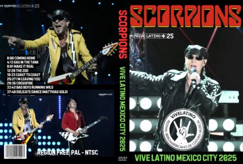 SCORPIONS Live at Vive Latino Festival Mexico City 2025 DVD