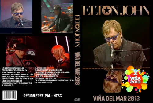 ELTON JOHN Live at Viña del Mar Festival Chile 2013 DVD