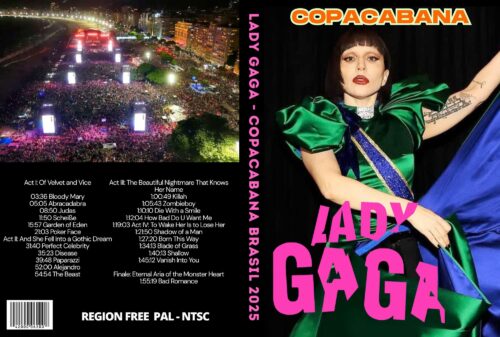 LADY GAGA Live At Copacabana, Rio de Janeiro, Brasil 2025 DVD