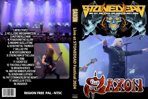 ライヴ・アット・スウェーデン・ロック・フェスティヴァル [DVD] SAXON Live At Stonedead Festival, Newark, UK 2024 DVD | DVD Rock