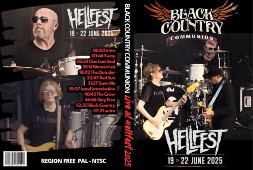 Black Country Communion Live at Hellfest, Clisson France 2025 DVD