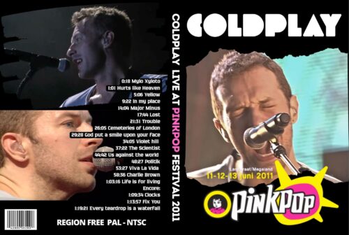 COLDPLAY Live at Pinkpop Festival 2011 DVD