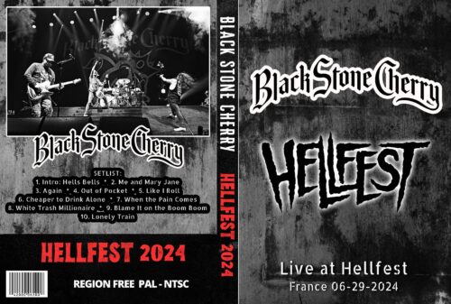 BLACK STONE CHERRY Live at Hellfest Clisson, France 2024 DVD