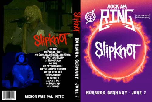 SLIPKNOT Live at Rock Am Ring Germany 2025 DVD