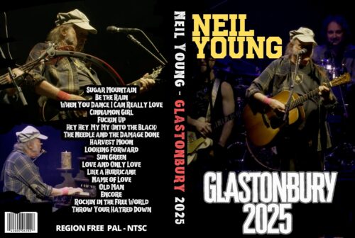 NEIL YOUNG - Live in Glastonbury Festival 2025 DVD (2 DVD Set)