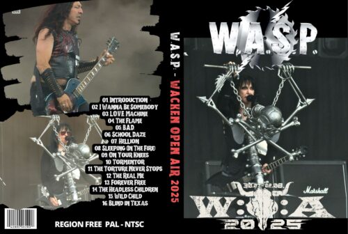 W.A.S.P. - Live At Wacken Open Air 2025 DVD | DVD Rock Depot