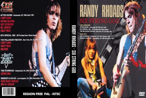 RANDY RHOADS Six String God 1979-81 DVD