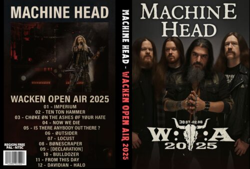 MACHINE HEAD Live At The Wacken Open Air, Germany 2025 DVD
