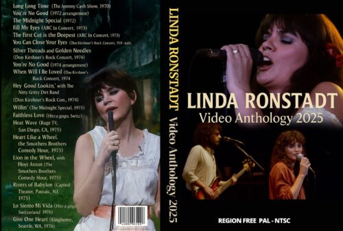 LINDA RONSTADT Video Anthology 2025 on DVD (2 DVD Set)