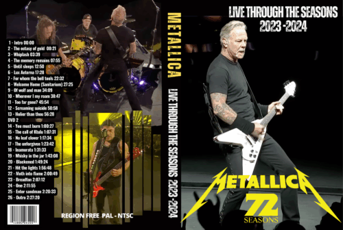 METALLICA Live Through the Seasons  2023 -2024 DVD (2 DVD Set)