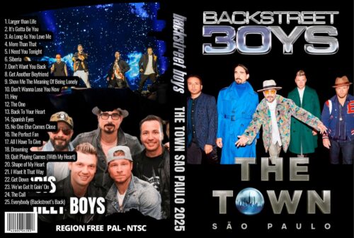 Backstreet Boys Live at The Town, Sao Paulo Brazil 2025 DVD