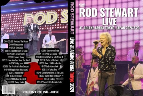 Rod Stewart Live at Ariake Arena Tokyo, Japan 03-20-2024 DVD