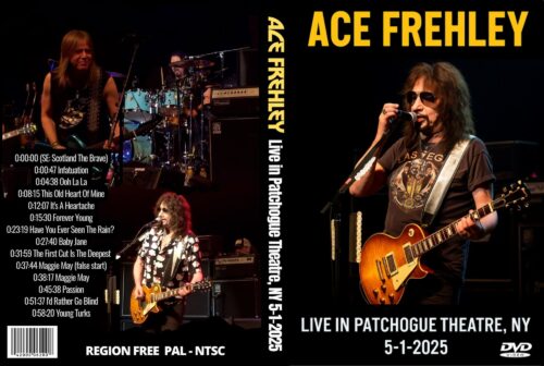 Ace Frehley Live in Patchogue Theatre, NY  05-01-2025 DVD
