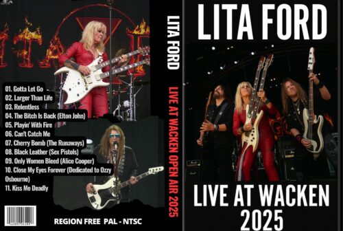 LITA FORD Live At The Wacken Open Air 2025 DVD