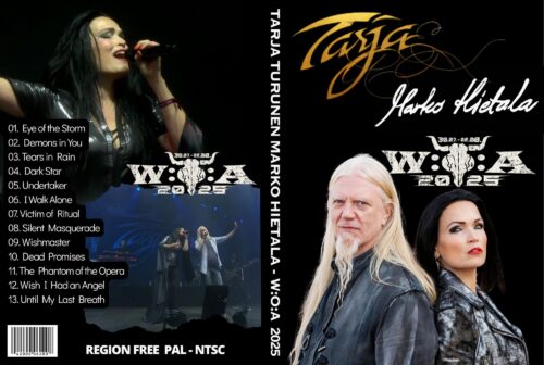 TARJA TURUNEN & MARKO HIETALA Live At The Wacken Open Air, Germany 2025 DVD