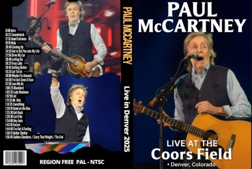 PAUL McCARTNEY Live in Denver, Co. 10-11-2025 DVD