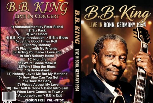 B.B KING Live in Bonn, Germany 03-24-1994 DVD