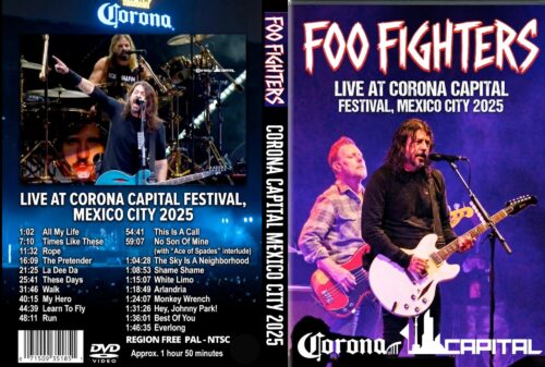 FOO FIGHTERS Live at Corona Capital Festival, Mexico City  2025 DVD