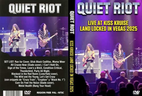 QUIET RIOT  Live at KISS KRUISE LAND LOCKED IN VEGAS 2025 DVD