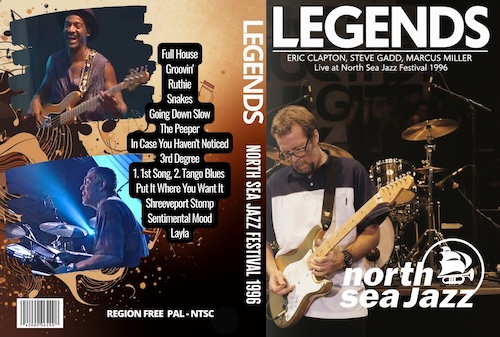 ERIC CLAPTON LEGENDS Live at North Sea Jazz Festival 1996 DVD