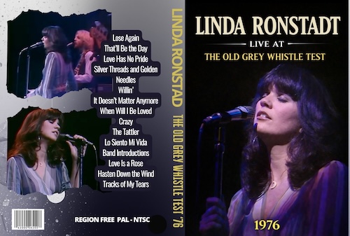 LINDA RONSTADT Live at The Old Grey Whistle Test 1976 DVD