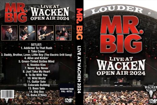 MR. BIG LIVE AT WACKEN OPEN AIR 2024 DVD