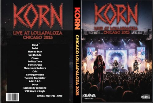 KORN Live At Lollapalooza Chicago 2025 DVD