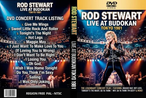 ROD STEWART Live at Budokan Tokyo 1981 DVD