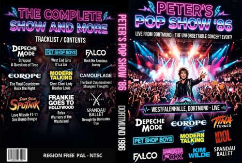 Peter's Pop Show Complete TV Show 1986 DVD (2 DVD SET)