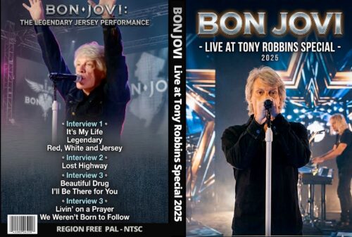 BON JOVI Tony Robbins Special DVD 2025