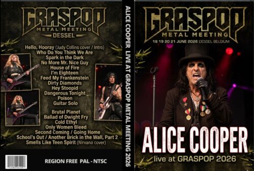 ALICE COOPER Live at Graspop Metal Meeting Dessel, Belgium 2026 DVD
