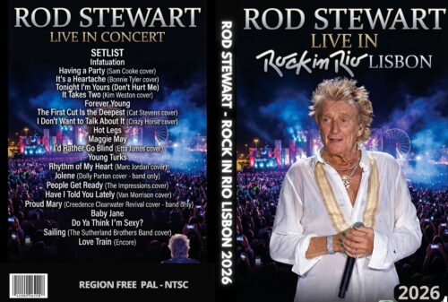 Rod Stewart Live In Rock In Rio Lisbon 2026 DVD