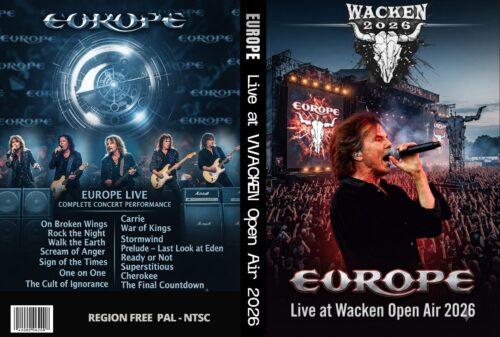 EUROPE Live at Wacken Open Air 2026 DVD