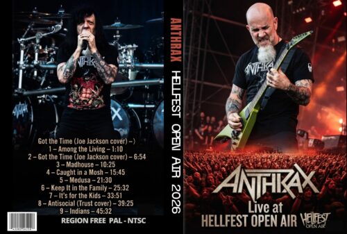 ANTHRAX Live at Hellfest Open Air 2026 DVD
