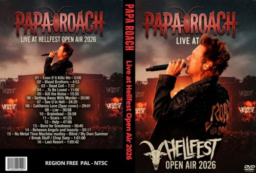 Papa Roach Live at Hellfest Open Air 2026 DVD