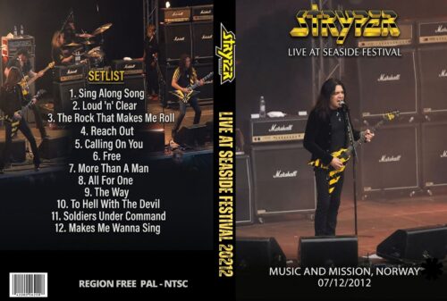 Stryper Live At Seaside Festival Music And Mission, Norway 07/12/2012 DVD