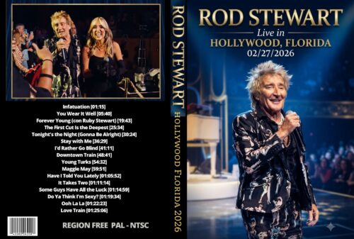 ROD STEWART Live in Hollywood Florida 02/27/2026 DVD