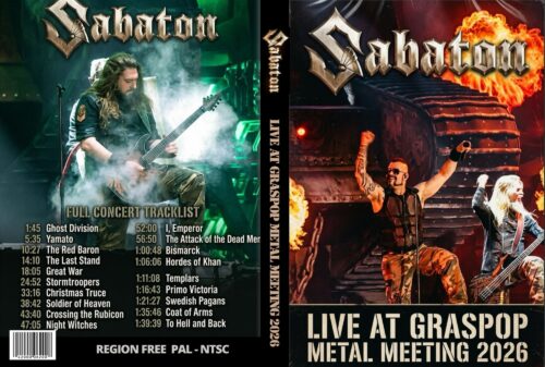 SABATON - Live at Graspop Metal Meeting 2026 DVD