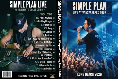 SIMPLE PLAN Live at Vans Warped Tour Long Beach 2026 DVD