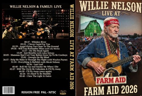 Willie Nelson Live at Farm Aid 2026 DVD